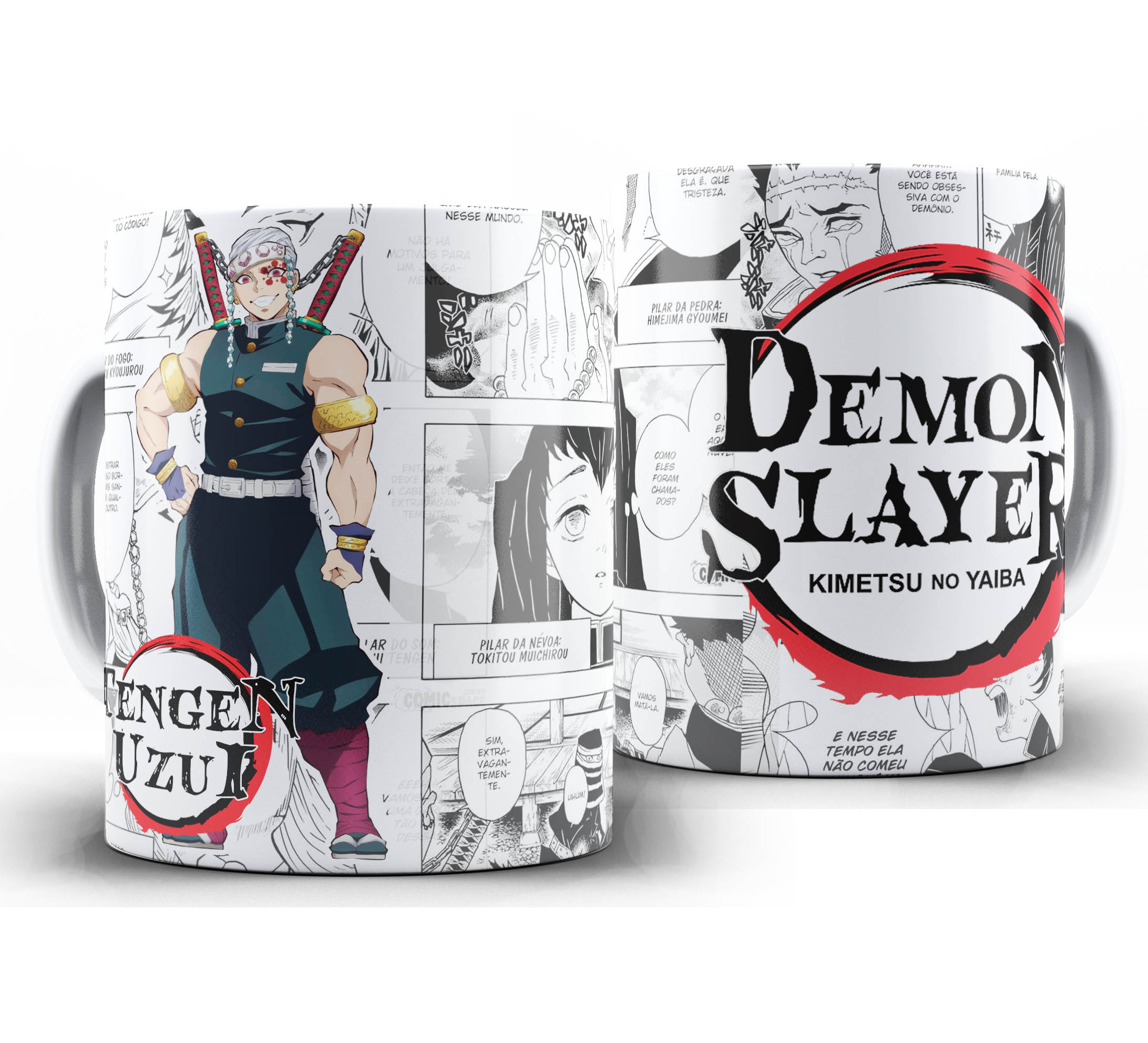 Caneca Anime Manga - Demon Slayer Kimetsu no Yaiba - Tengen Uzui